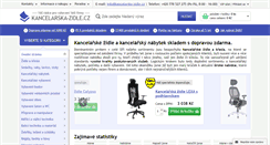 Desktop Screenshot of kancelarska-zidle.cz